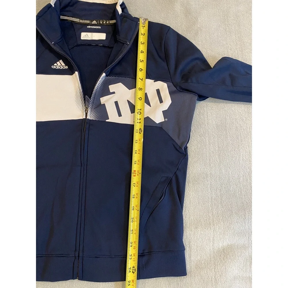 Mens‎ Adidas Notre Dame Fighting Irish Climawarn Full Zip Up Sweater Jacket M